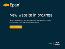 Tablet Screenshot of epax.com